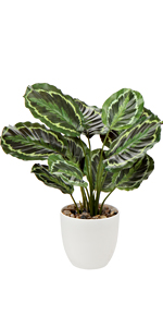 Artificial Bonsai Tree Juniper Faux Plants Indoor Fake Plants Decor with Ceramic Pots for Home Table Office Desk