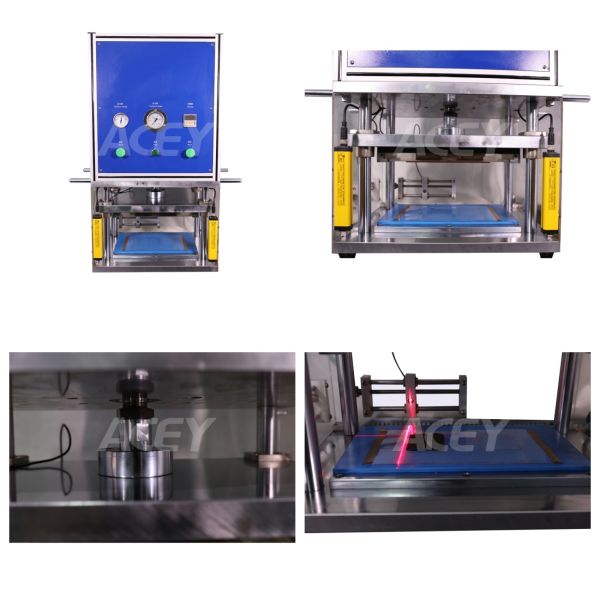 Semi Automatic Electric Polymer Battery Electrode Die Cutting Machine For Pouch Cell