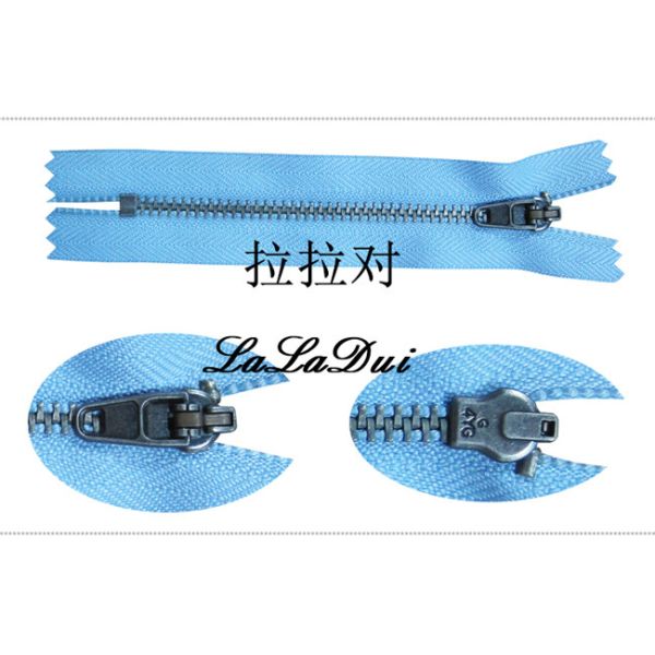 Normal Type Teeth Jeans Metal Zipper 48 Inch Zinc Yg Slider 4# Blue Polyester Tape