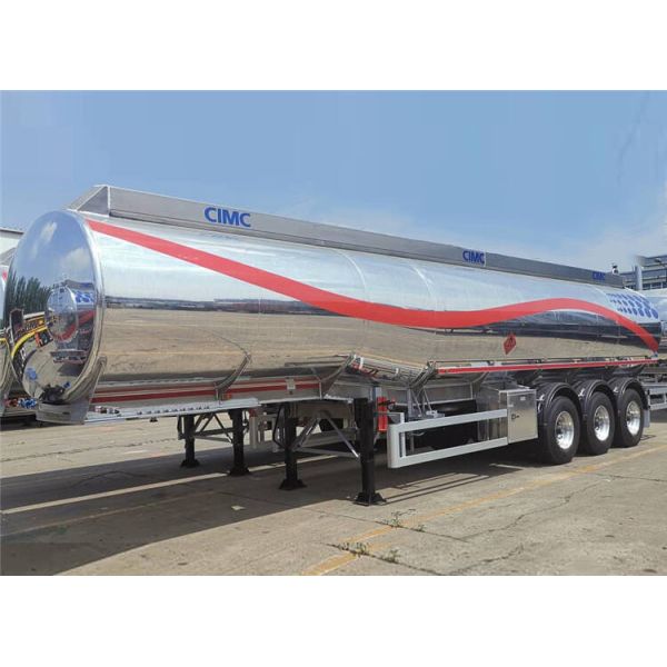 Mechanical Suspension 50000L Stainless Steel Tanker Trailer