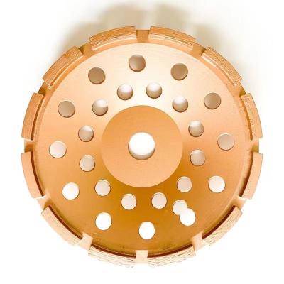 7inch 180mm General Purpose Dry Single Row Diamond Cup Wheel For Concrete