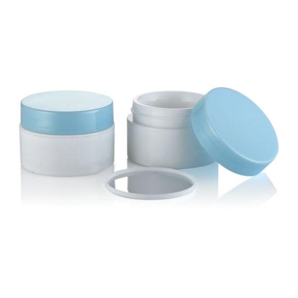 SKIN CARE Refillable White PP Cream Jar 20g 50g 100g 250g with Lid Plastic Type