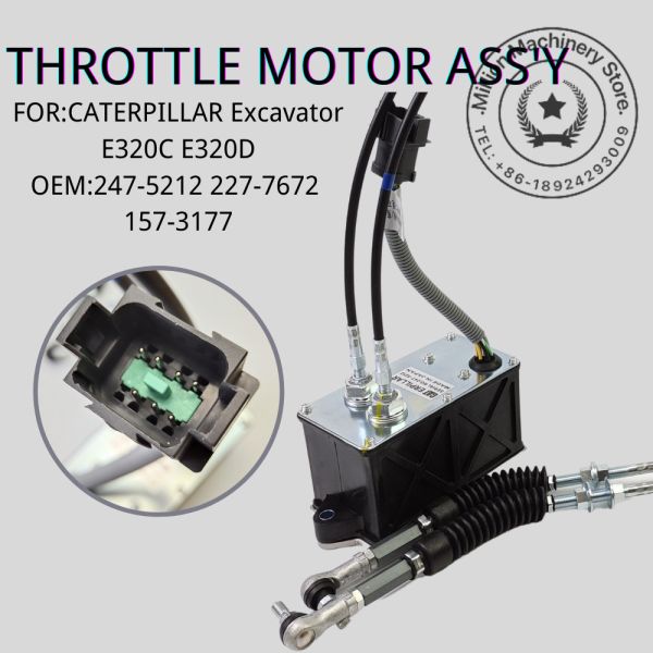247-5212 227-7672 157-3177 Throttle Motor Ass'y for erpillar E30C E320D Loor Excavator Parts