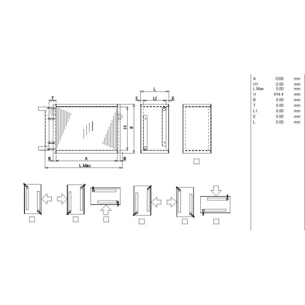 Custom VOC Condenser / Fin And Tube Heat Exchanger for Waste Gas Treatment