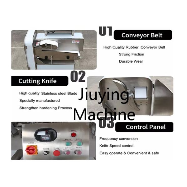 Commercial Fresh Pork Rib Meat Bone Chopping Machine Product Size 0~40 Adjustable