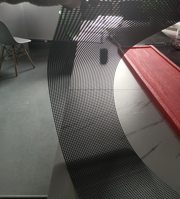 P2.6 RGB High Transparency LED Grille Screen Indoor Commercial Advertising Display For World Cup Event