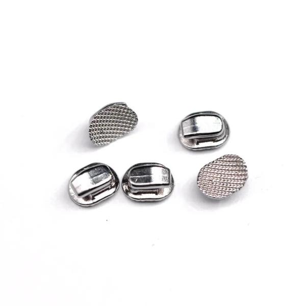 CE Certificate 2024 Dentist Orthodontic Accessories Bondable Composite Lingual Button Clamp 10pcs/pk Lingual Button smooth