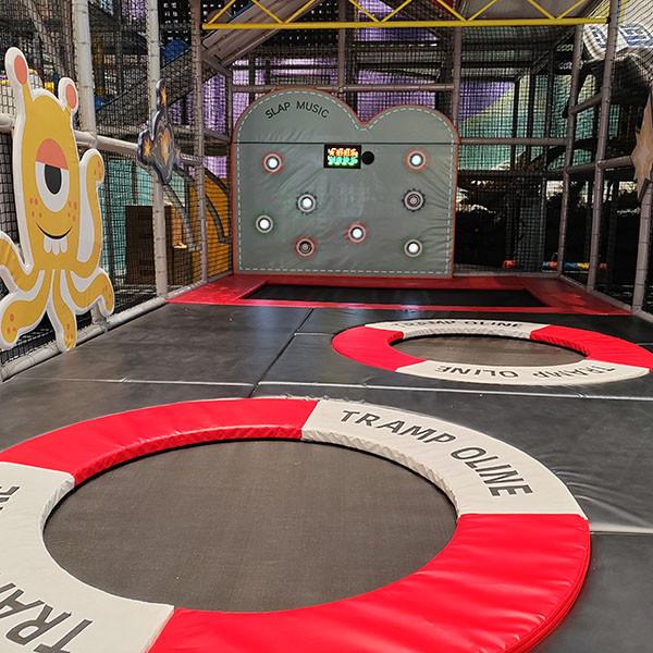 Multifunctional Indoor Commercial Trampoline Park Equipment Customized For Children