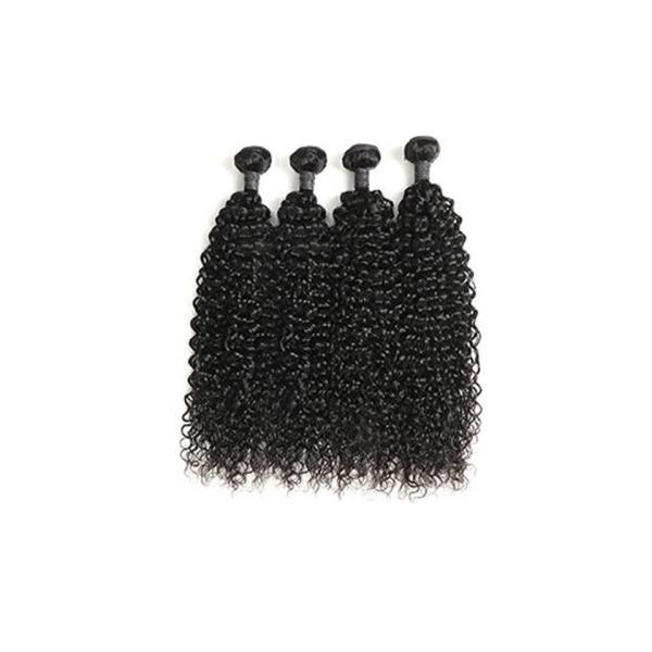 4 pacotes de cabelo da onda de água fazem crochê o cabelo cru do Virgin das tranças serviço do OEM de 18 polegadas