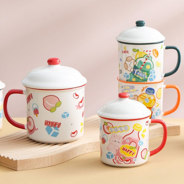 Microwave BPA Free Ceramic Coffee Mugs Classic & Dishwasher Safe