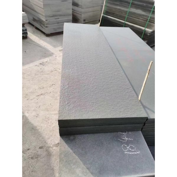 Пылаемые плиты песчаника вымощая плит 40mm камня песка стороны на открытом воздухе