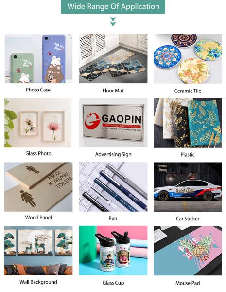 Resolution UV Inkjet Rigid And Flexible Materials Flatbed Printer With Steel Frame Structure