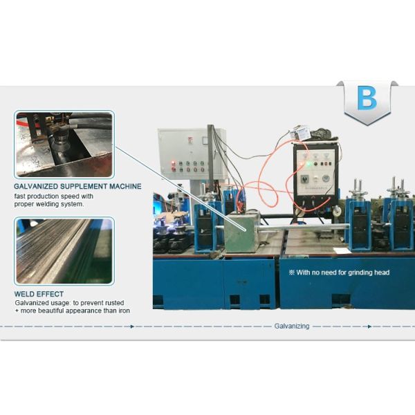 Máquina de fabricación de tubos de acero inoxidable de carbono Hf