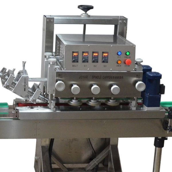 Touch Screen Plastic Bottle Filling And Capping Machine PLC Control