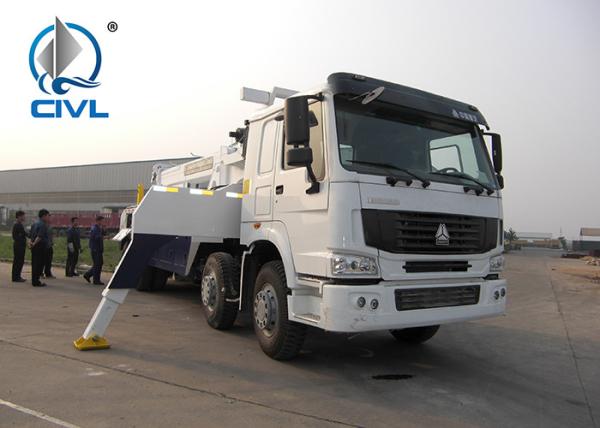 Manual HOWO Wrecker Tow Truck 8X4 with Sewing out legs Wrecker Truck Tow Wrecker Vecihle