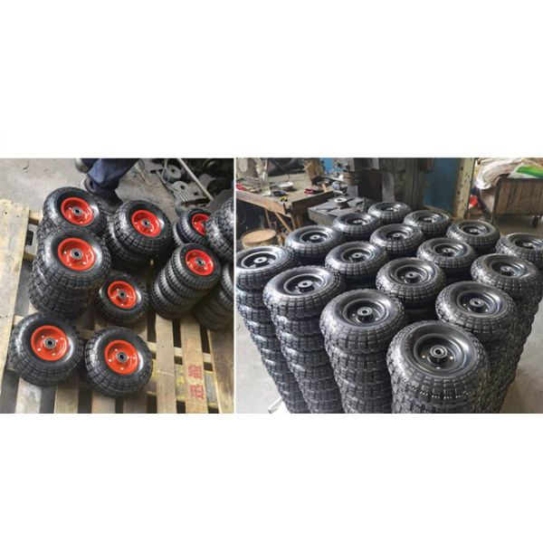10'' Hand Truck Trolley Sack Barrow Rubber Wheel