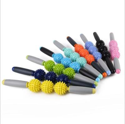 42CM 16.5 Inches Flexible Muscle Back Massage Roller Stick Core Flexibility