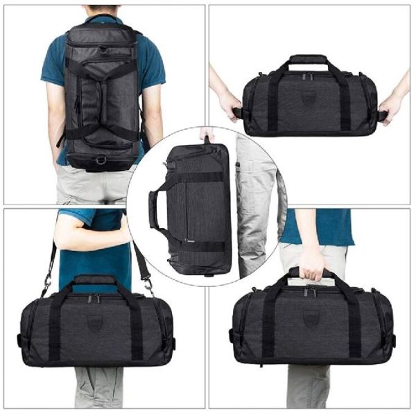 Waterproof Shoulder Travel Sports Gym Duffel Bag with Shoe Compartment