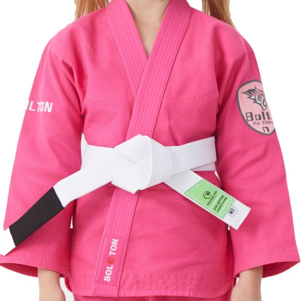 OEM 100% Cotton 380GSM Pearl Weave BJJ Kimono Brazilian Jiu Jitsu Gi for Children