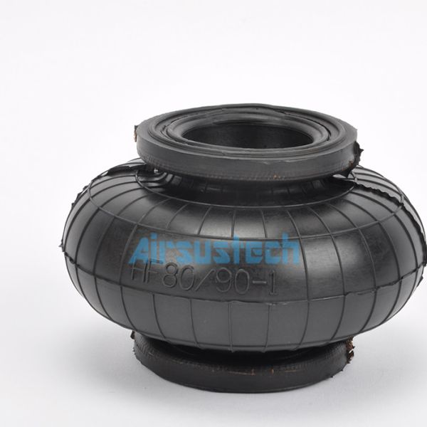 Single Rubber Convoluted Air Spring Bellows HF80/90-1 For Abrasive Machinery
