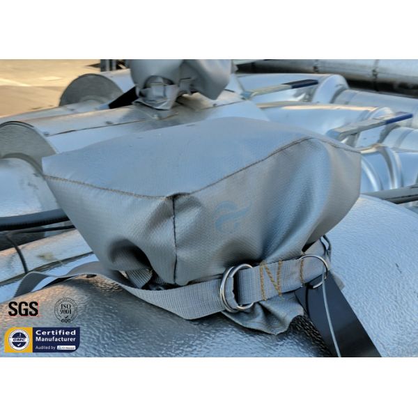 Серый цвет крышки 600℉ шарового шарнира на открытом воздухе съемного антифриза курток изоляции горячий