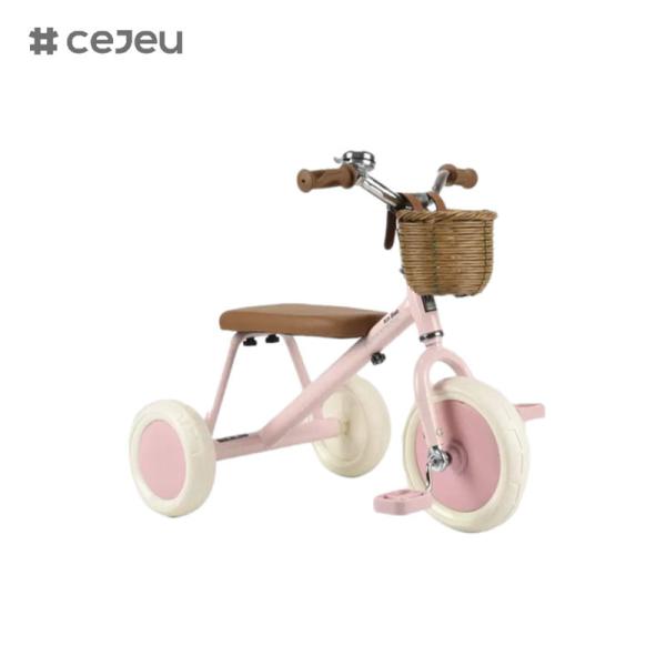 CJ-T-212, tricycle, woven rattan large basket，High carbon steel frame with super strong load-bearing capacity