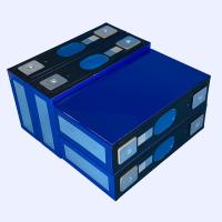 MCDC 2C 3.7V 166Ah NCM EVE Bateria de íons de lítio para veículos elétricos com baixa impedância interna