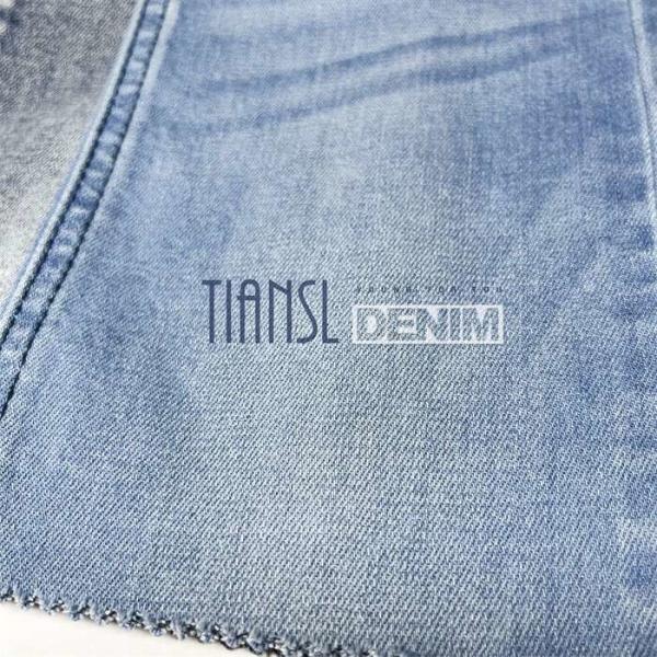 OEM 10s TR Woven Unstitched Jeans Material Twill Denim Cotton Dress Material Fabric