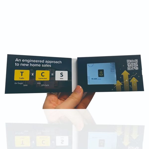 HD 2.4 Inch Video Business Card Video Visiting Card For Real Estate Marketing