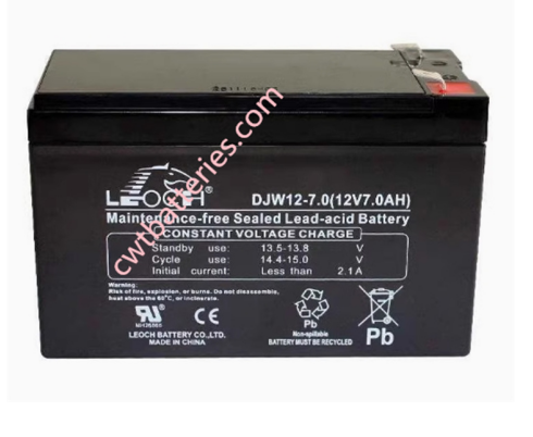 LEOCH DJM12-7.0 12V 7.0AH Sealed Valve Regulated Lead Acid Vrla Battery For Solar Wind Power