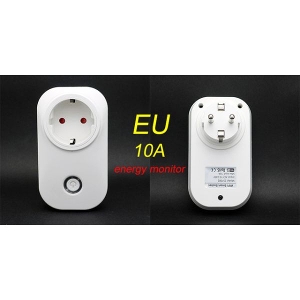 Tuya WIFI Smart Socket Smart Plug EU UK Swit AU BR FR JP Israel Ita ZA Plug 10A Remote Control Alexa Google Home Energy
