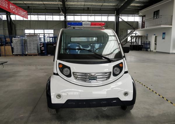 Full Welding Chassis Electric Pick Up Cart With Dismountable Door For Public Area Patrol