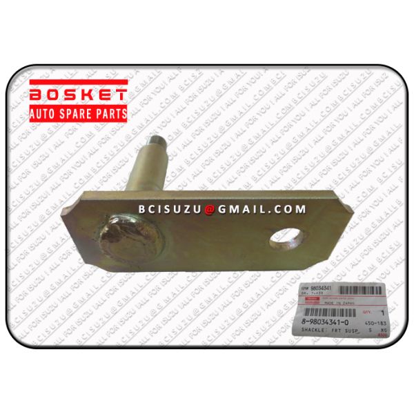 6HK1 Isuzu Original Parts Isuzu NPR Parts 8980343410 Front Suspension Shackle