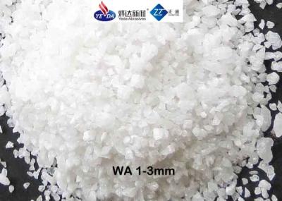 High Refractoriness Fused Aluminum Oxide , 3 - 1 Mm White Fused Alumina For Refracrory
