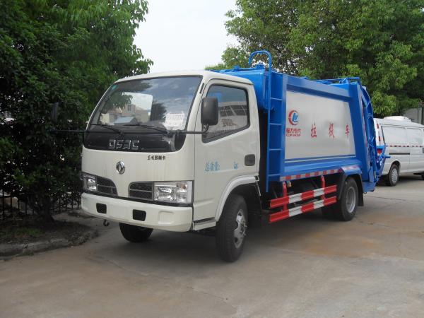 left hand drive or right hand drive DONGFENG 4X2 4500MM wheelbase 8m3 compactor garbage truck on sales