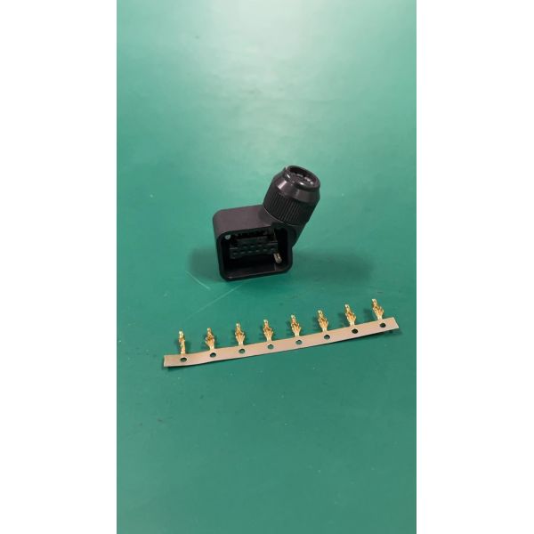 Yaskawa 9pin Servo Motor Connector with Silver and Gold Contact Plating for Industrial Automation and Crimp/Solder Termination