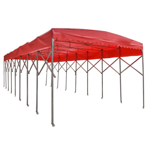 Outdoor Storage Canopy Multi-Function Retractable Folding Tent for Wind Resistance