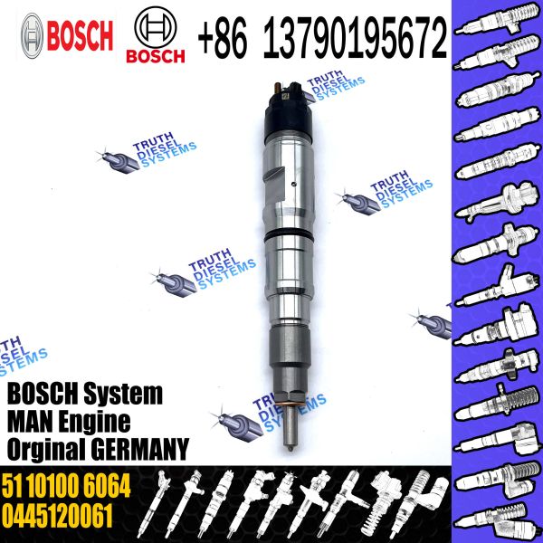 Двигатель дизеля 51101006064 Inyector de инжектора дизельного топлива 0445120217 коллекторов системы впрыска топлива горючий для ЧЕЛОВЕКА TGA TGS TGX