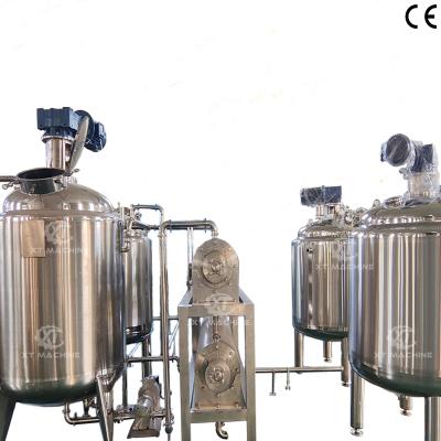Industrial Emulsifying Mixing tank Peanut Butter Blending/De-gassing Tank