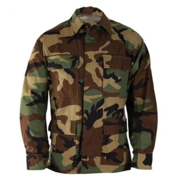 Land Force Camouflage Woodland Battle Dress Uniform Breathable Reliable