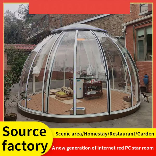 Mobile room theme restaurant Scenic area  room outdoor transparent sun room