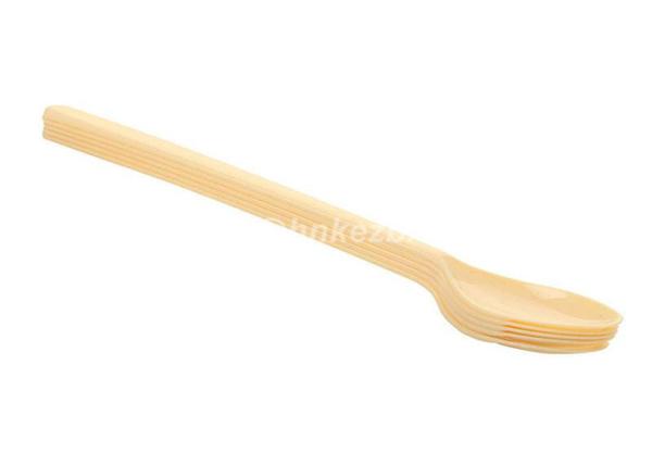 Disposable Plastic Ice Cream Spoons / Small Plastic Tasting Spoons For Dessert