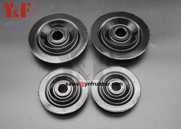 Industrial Flanged Rubber Mounts Custom Excellent Corrosion Resistance