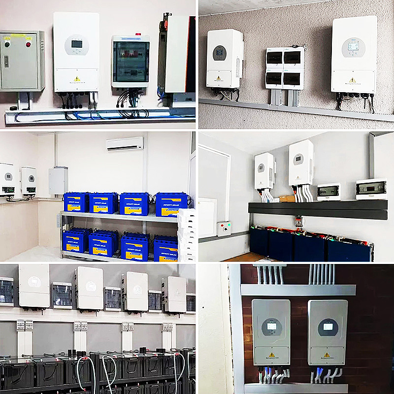Низковольтный гибридный инвертор мощностью 8 кВт 3 фазы Deye SUN-8K-SG01LP1-EU