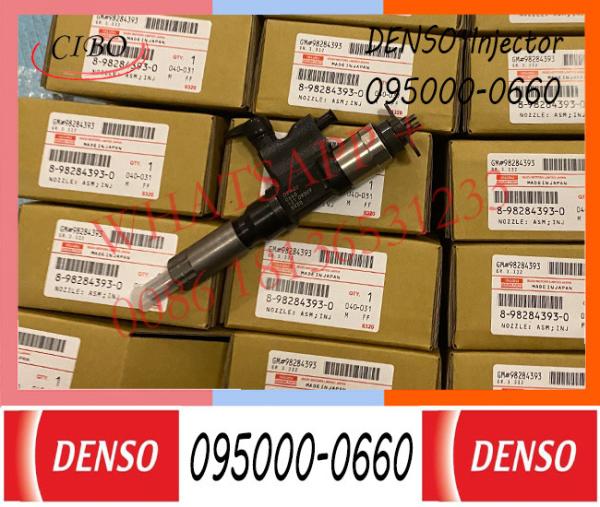 Fuel Injector DENSO ISUZU 4HK1 Engine Common Rail Injector 095000-0660 8982843930 8-98284393-0