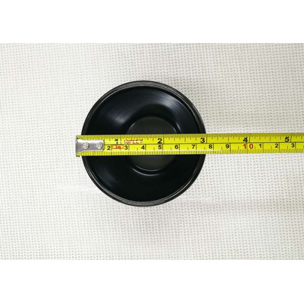 Black Color Tea Cup Imitation Porcelain Dinnerware Sets Dia7.6cm H9.2cm Weight 168g