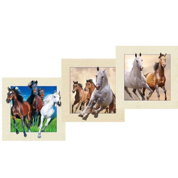 Office / Hotel Decoration Animal Picture 5d Lenticular Picture With Frame