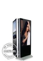 El doble interactivo derecho libre de la exhibición de la señalización echó a un lado el monitor de computadora 55 de la pantalla táctil 65 pulgadas