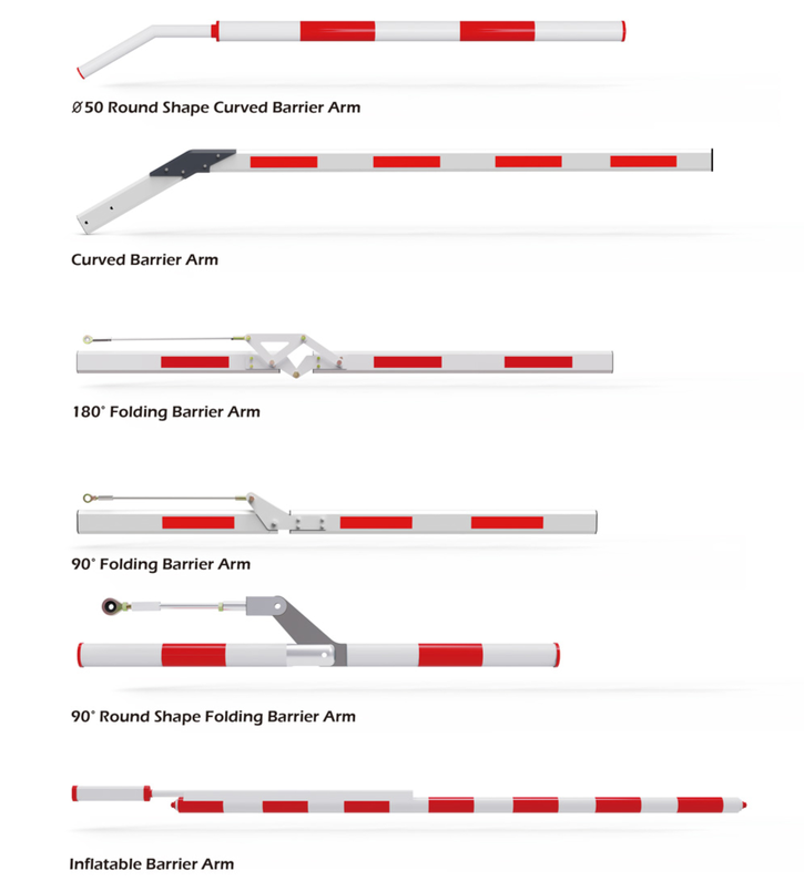 Roadway Safety Straight Telescopic Fence Round Curved Folding Advertising LED Barrier Gate Boom Arm