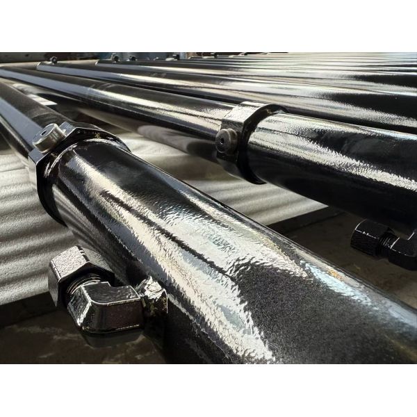 Telescopic Long Stroke Double Acting Hydraulic Cylinder With Hard Chrome Plated Steel